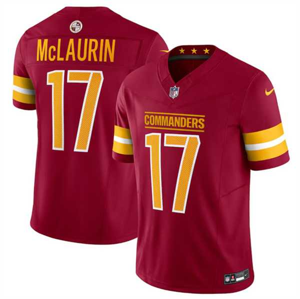 Men & Women & Youth Washington Commanders #17 Terry McLaurin Burgundy 2024 F.U.S.E. Vapor Limited Football Stitched Jersey,We sell and wholesale Men & Women & Youth Washington Commanders #17 Terry McLaurin Burgundy 2024 F.U.S.E. Vapor Limited Football Stitched Jersey on line form chian!